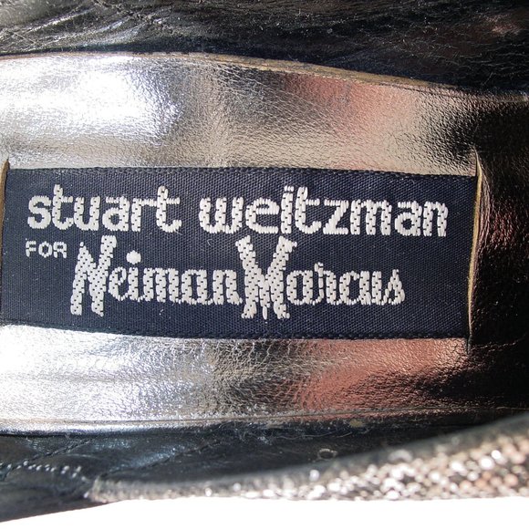 STUART WEITZMAN Neiman Marcus Vintage Glitter Heel - Picture 7 of 8